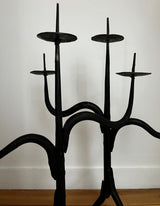 Paire de chandeliers marolles Jean Touret