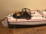 Canot JEP 916 Bateau jouet en tôle de bassin Mécanique No Ruban Bleu