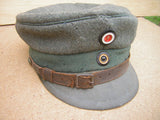 Kepi Mütze casquette combat drap troupe feldgrau 1918 IR 87 Nassau