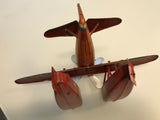 Jouet Ancien Mecanique  Tole Hydravion Jep F260