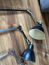 Lot de 4 anciennes lampes Gras Ravel