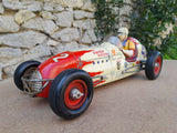 Voiture Gem Super Racer Montlhery En Tôle Des Années 50 A Friction