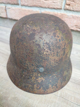 Casque Allemand Camouflé 3 Tons Normandie