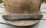 Ancien Casque Camoufle Allemand  - 2ème Guerre