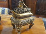 Ancien Brûle Parfum En Bronze Asiatique Chinese Vietnamien