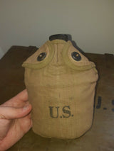 Ww2 Us Gourde Casque Dday Ffl Para Veste Gi Utah Omaha Airborne Ceinturon 101st