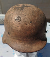 Casque Militaire Ww2 Stahlhelm Sable Afrikakorps Ak Luftwaffe