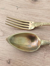 Coffret De Couvert Dit Joséphine Poinçoinné Au Vieillard, Argent Empire