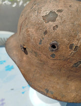 Casque Militaire Ww2 Stahlhelm Sable Afrikakorps Ak Luftwaffe