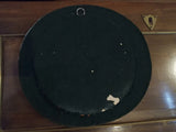 Ancien Miroir Vintage Céramique Orange et Rouge