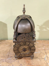 Mouvement Horloge Pendule Réveil Lanterne En Laiton À Cloche 18ème - 19ème