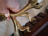 Paire D'Appliques ou Plafonniers En Bronze Art Nouveau
