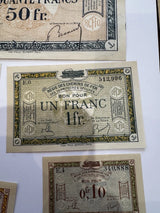 Lot Billets Bon Pour Régie Des Chemin De Fer Des Territoires Occupés Ancien